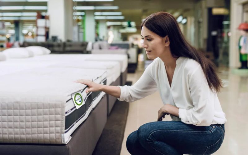 Sản phẩm nệm có logo CertiPUR-US​​​​​​​